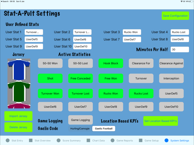 StatAPult GAA Version 4.3 is now available from the App Store! – Stat-A ...